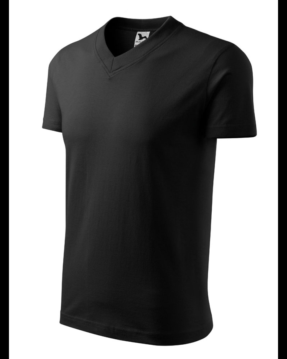 Levně ESHOP - Triko V-neck 102 černá