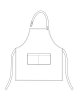 Zástěra SHORT BIP APRON, 70x70 cm, Oktopus