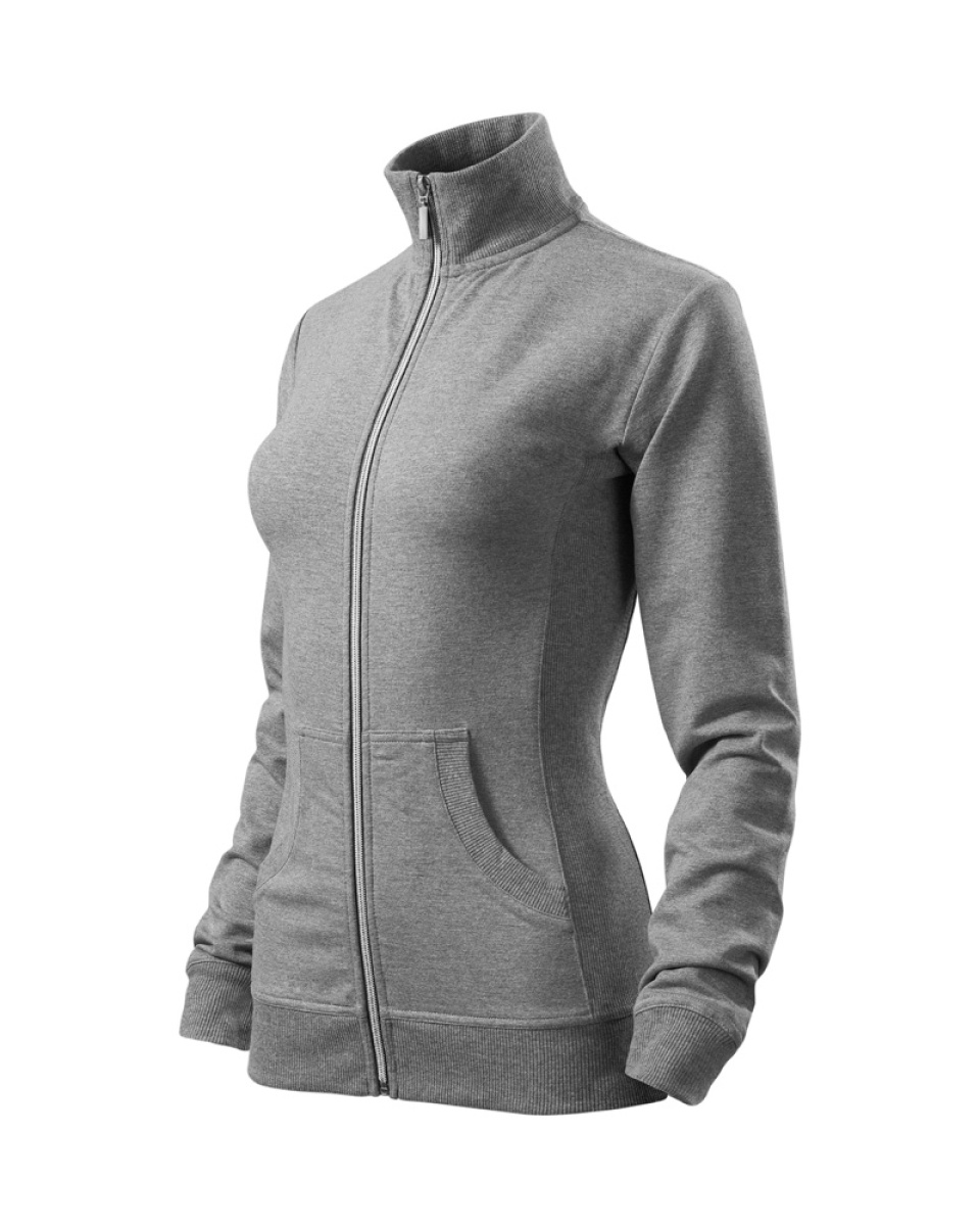 Levně Mikina dámská VIVA 409 - XS-XXL - tmavě šedý melír