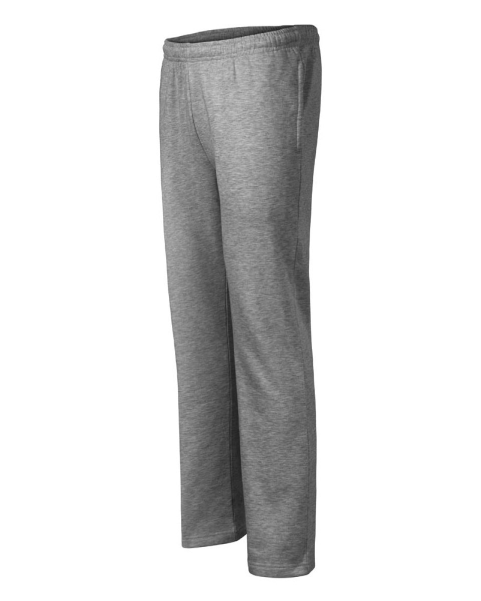 Levně ESHOP - Tepláky pánské Comfort 607 - tmavě šedý melír