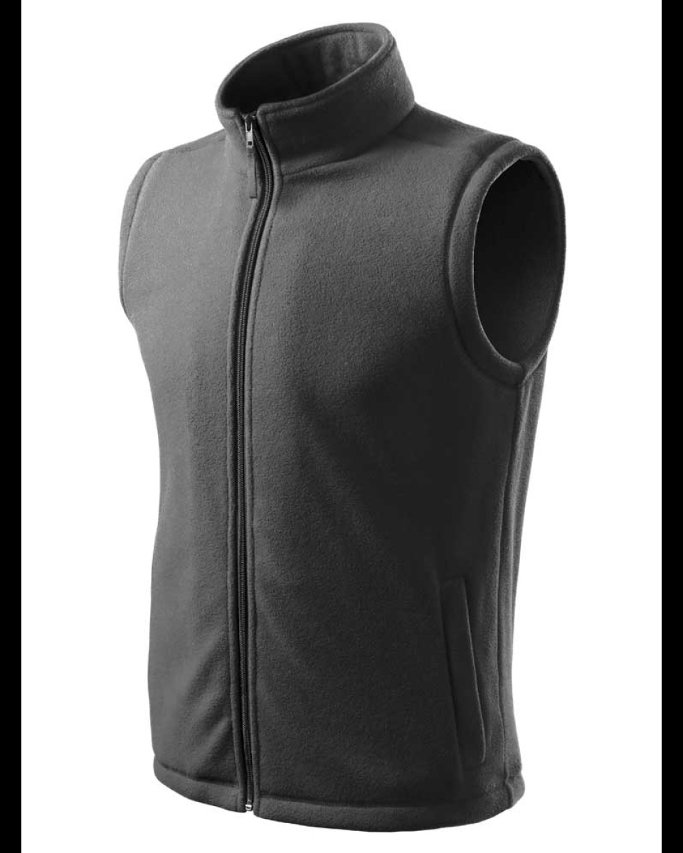 Levně ESHOP - Vesta unisex fleece Next 518 - ocelově šedá
