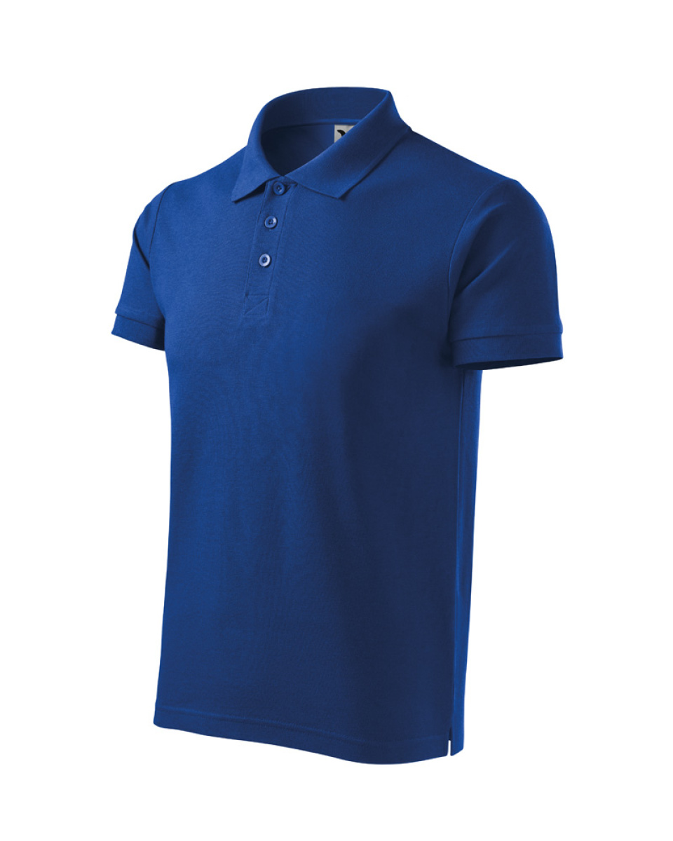 Levně ESHOP - Polokošile pánská Cotton Heavy 215- královská modrá