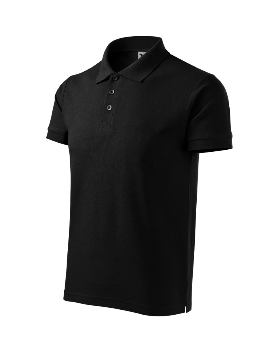 Levně ESHOP - Polokošile pánská Cotton Heavy 215 - černá