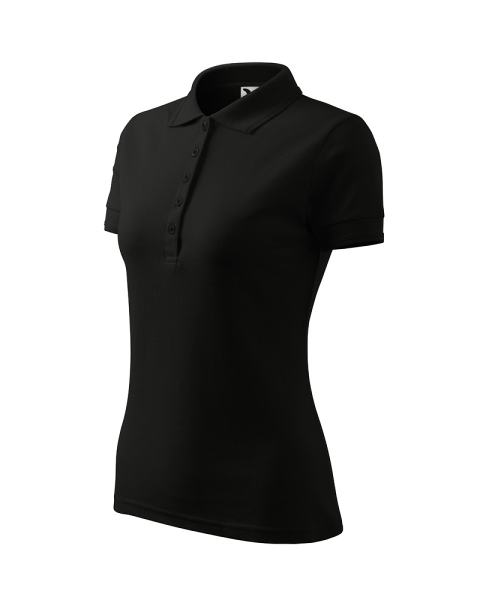 Levně ESHOP - Polokošile dámská Pique Polo 210 - černá
