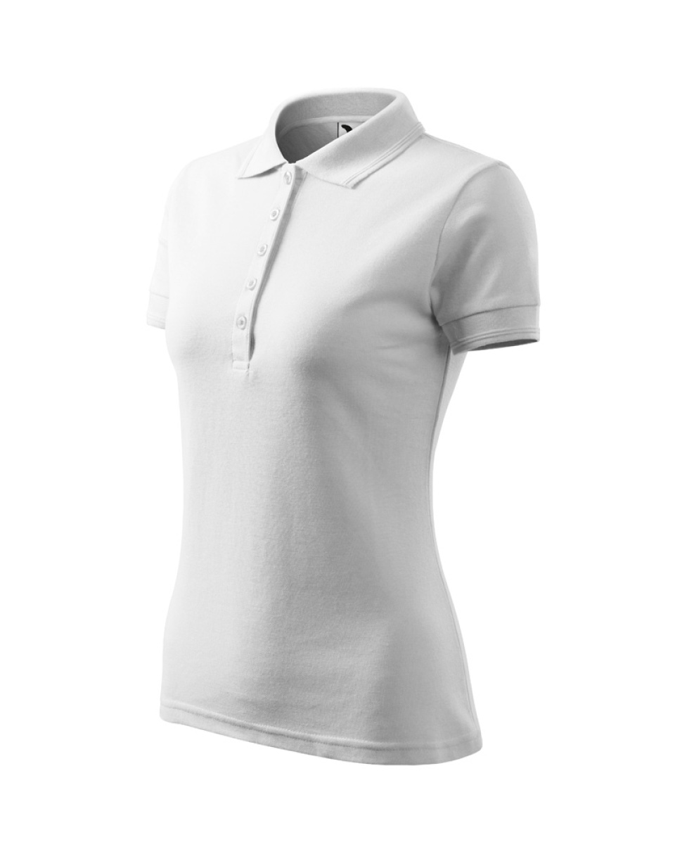 Levně ESHOP - Polokošile dámská Pique Polo 210 - bílá