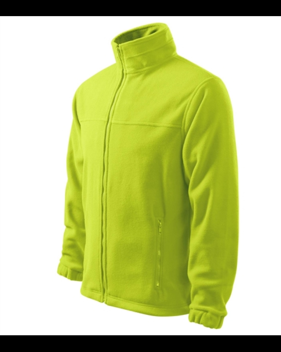 Levně ESHOP - Mikina pánská fleece Jacket 501 - limetková