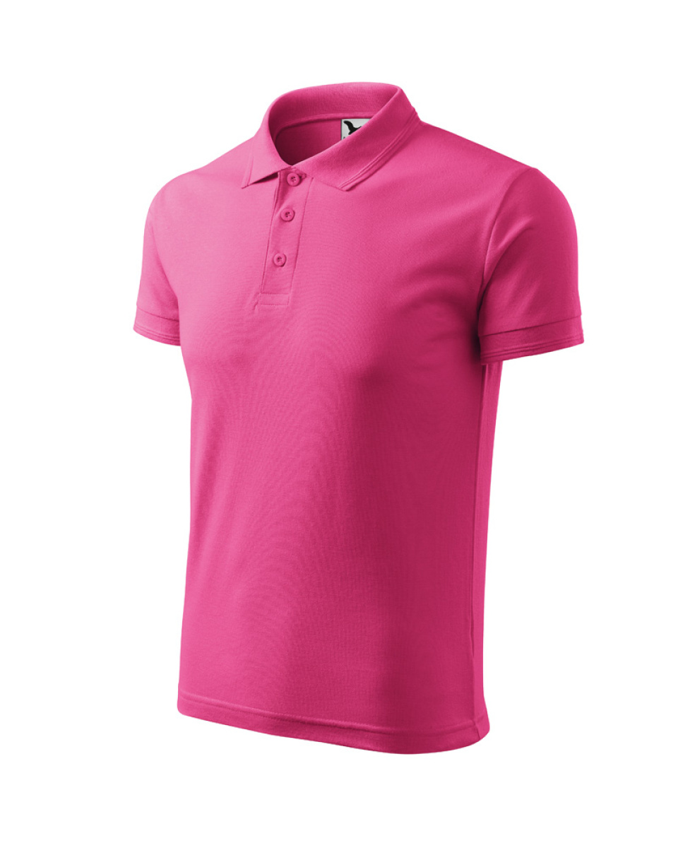 Levně ESHOP - Polokošile Pique Polo 203 - purpurová