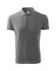 Pánská polokošile PIQUE POLO -  tmavě šedý melír