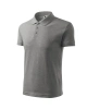 Pánská polokošile PIQUE POLO -  tmavě šedý melír