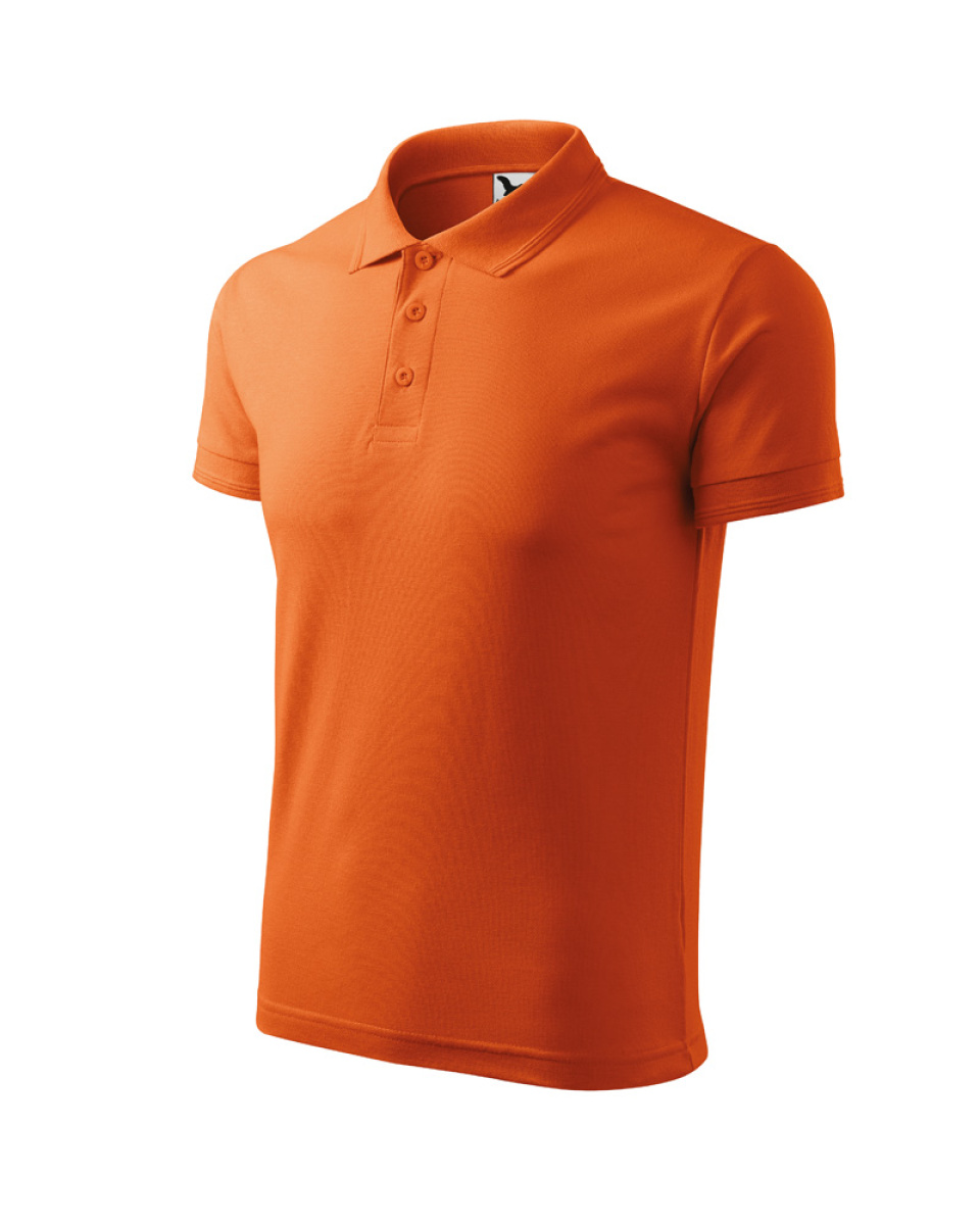 Levně ESHOP - Polokošile Pique Polo 203 - oranžová