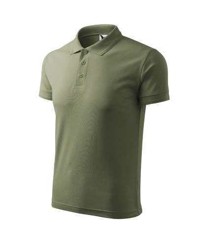 Pánská polokošile PIQUE POLO -  khaki