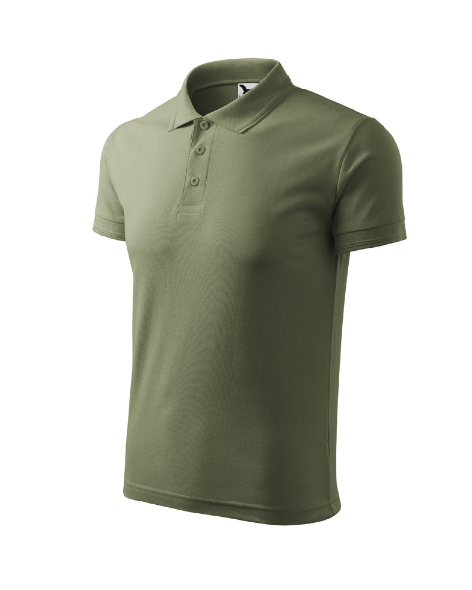 Levně ESHOP - Polokošile Pique Polo 203 - khaki