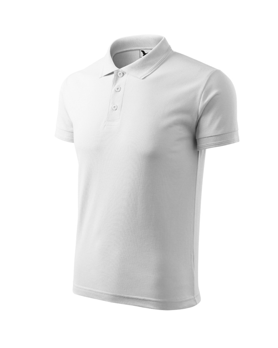Levně ESHOP - Polokošile Pique Polo 203 - bílá