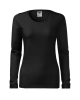 Dámské tričko SLIM, dlouhý rukáv - černé