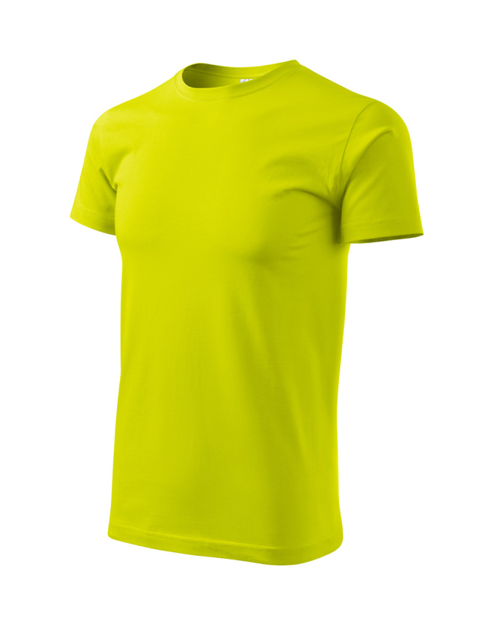 Levně ESHOP - Tričko HEAVY NEW 137 - limetková