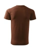 Unisexové tričko HEAVY NEW - čokoladové
