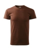Unisexové tričko HEAVY NEW - čokoladové