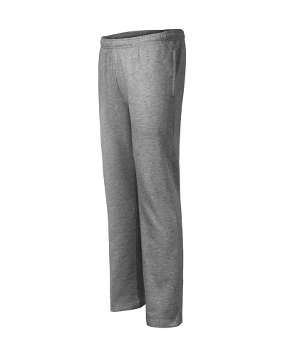 Dětské tepláky COMFORT, tmavě šedý melír