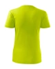 Dámské triko CLASSIC NEW - limetková