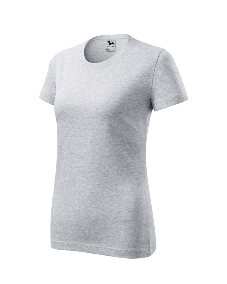 Levně Triko dámské Classic New 133 - XS-XXL - světle šedý melír