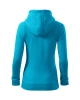 Mikina dámská Trendy Zipper 411 - tyrkysová