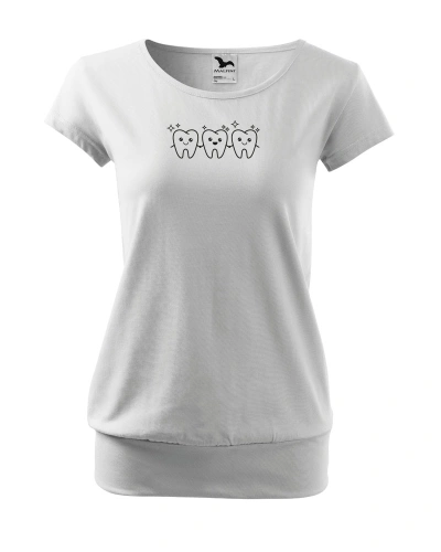 Triko dámské City 120, bílá