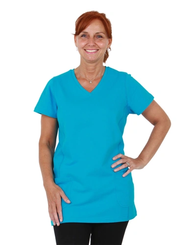 Dámské pracovní triko ADITTA - tyrkysové Dámské pracovní triko ADITTA - tyrkysové