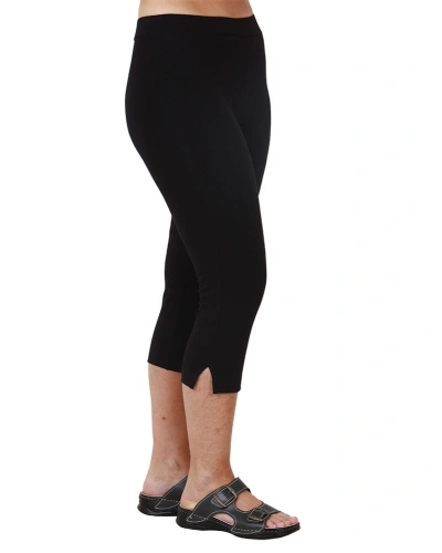 Dámské 3/4 legíny REGÍNA - černé Dámské 3/4 legíny REGÍNA - černé