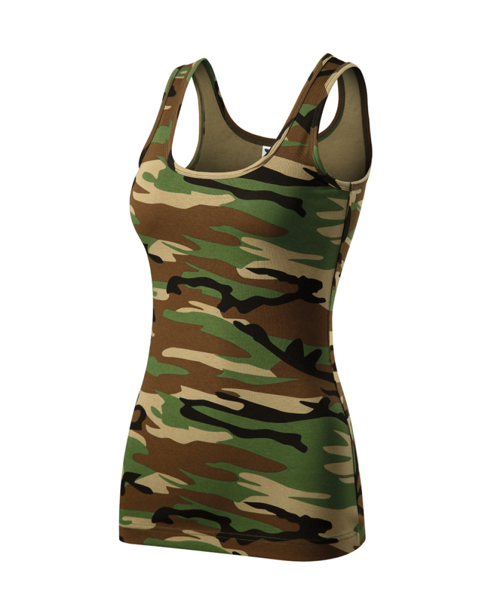 Levně Tílko dámské TRIUMPH 136 - XS-XXL - camouflage brown