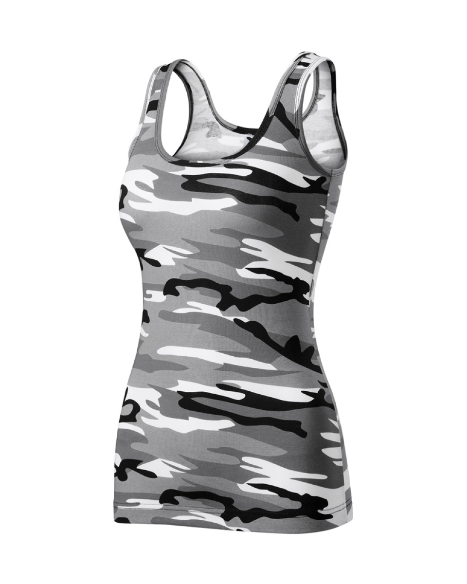 Levně Tílko dámské TRIUMPH 136 - XS-XXL - camouflage gray