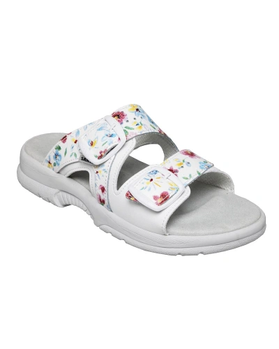 Dámský ortopedický pantofel - květiny