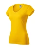 Tričko dámské FIT V-NECK 162, žlutá Tričko dámské FIT V-NECK 162, žlutá