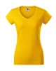 Tričko dámské FIT V-NECK 162, žlutá Tričko dámské FIT V-NECK 162, žlutá