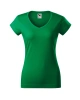 Triko dámské FIT V-NECK 162, středně zelená