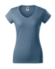 Triko dámské FIT V-NECK 162, denim
