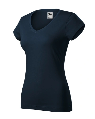 Tričko dámské FIT V-NECK 162, námořní modrá