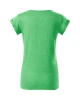 Dámské tričko FUSION - zelený melír