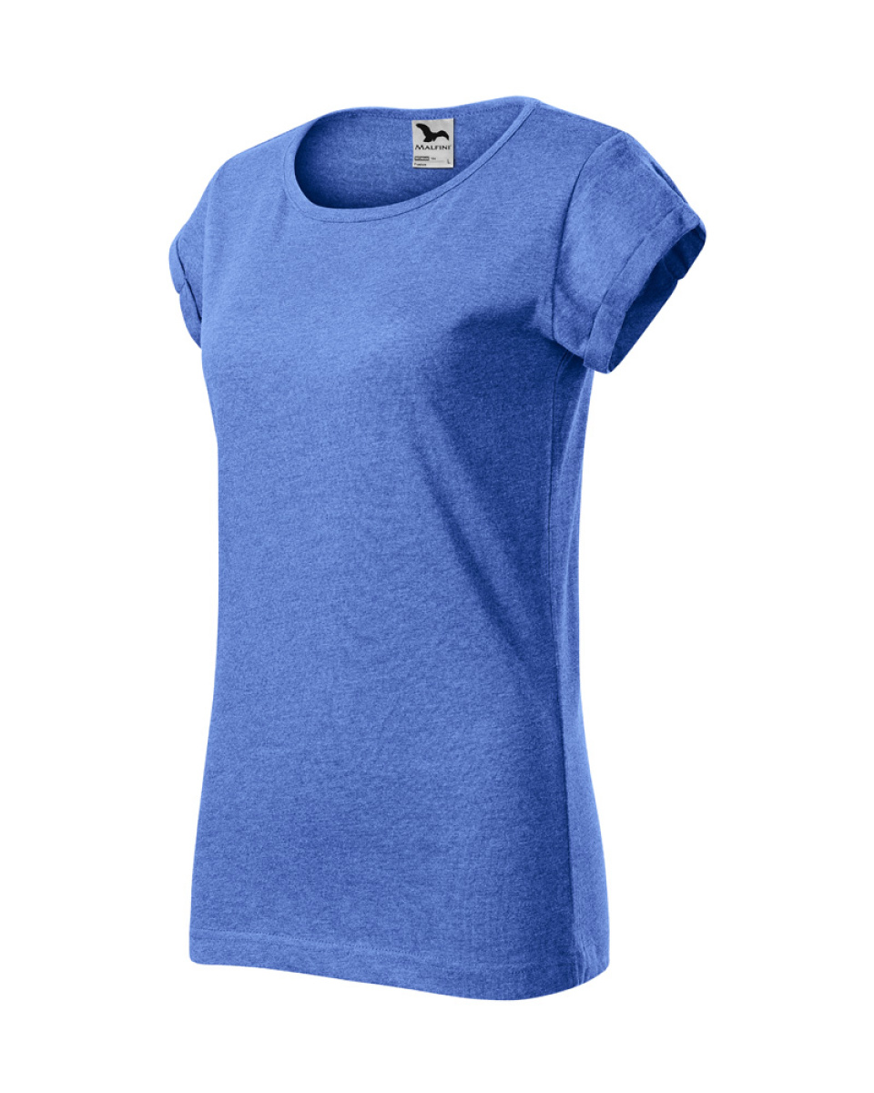 Levně Triko dámské Fusion 164 - XS-XXL - modrý melír