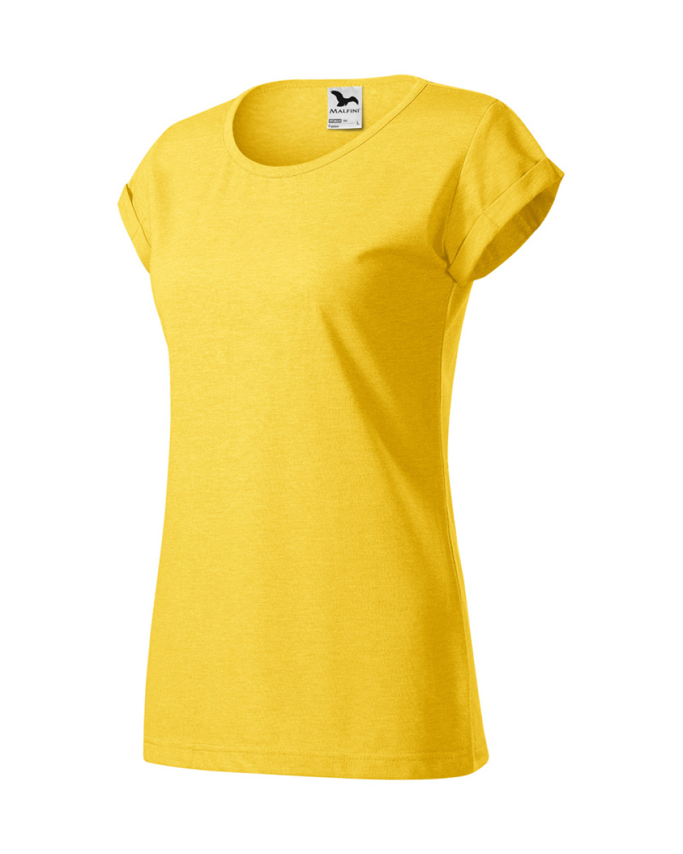 Levně Triko dámské Fusion 164 - XS-XXL - žlutý melír