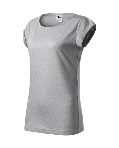 Dámské tričko FUSION - střibrný melír