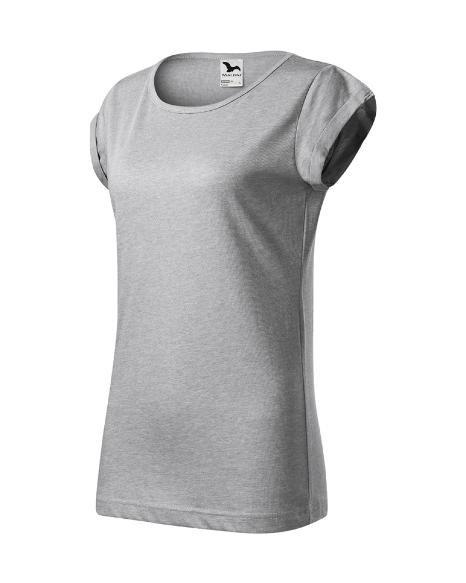 Levně Triko dámské Fusion 164 - XS-XXL - stříbrný melír
