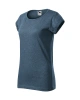 Dámské tričko FUSION - tmavý denim melír