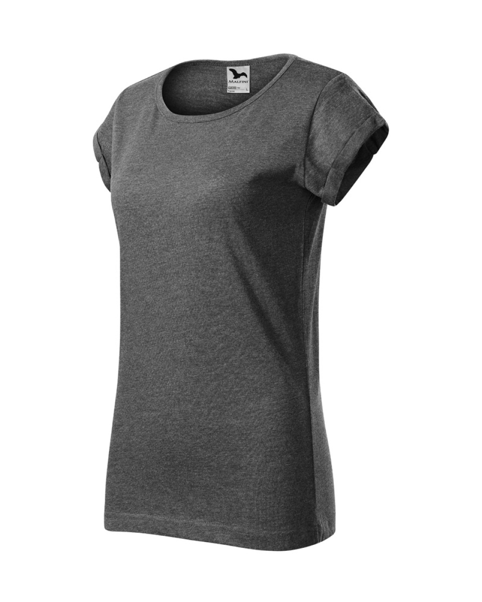 Levně Triko dámské Fusion 164 - XS-XXL - černý melír