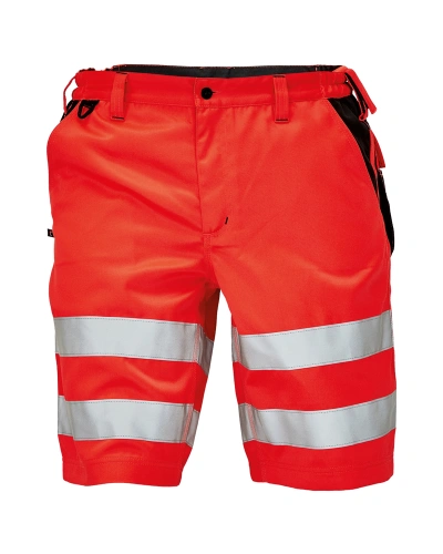 Pracovní šortky KNOXFIELD, reflexní - červené