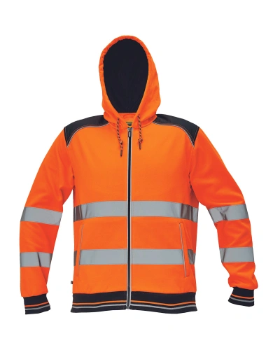Pánská mikina s kapucí KNOXFIELD - oranžová