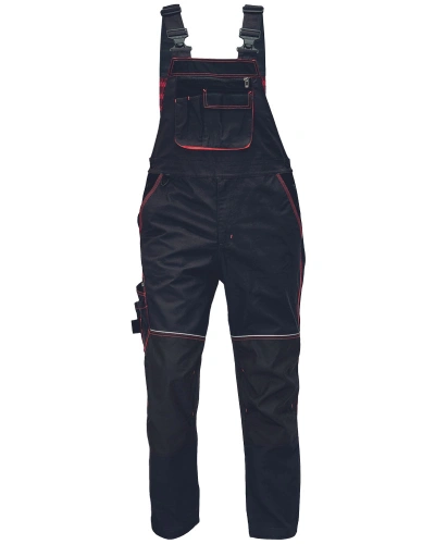 Pracovní kalhoty s laclem KNOXFIELD - červená