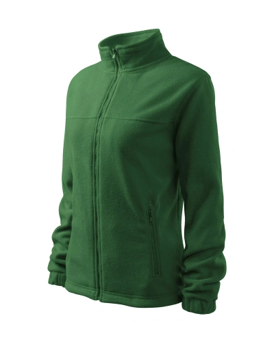 Dámská fleecová bunda JACKET - lahvově zelená