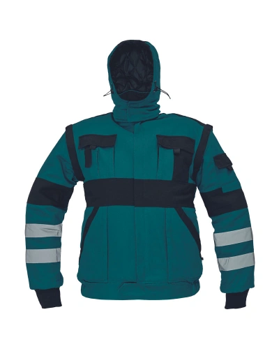 MAX WINTER RFLX bunda modrá/černá MAX WINTER RFLX bunda modrá/černá