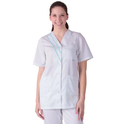 Dámská pracovní zdravotnická halena ANNA - bílá