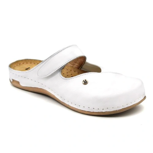 Dámské pantofle LEONS ORTHO 953, bílé - HALLUX Dámské pantofle LEONS ORTHO 953, bílé - HALLUX